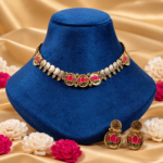 THREE LOTUS NECKLACE