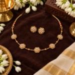 SINGLE LAYER FLOWER NECKLACE