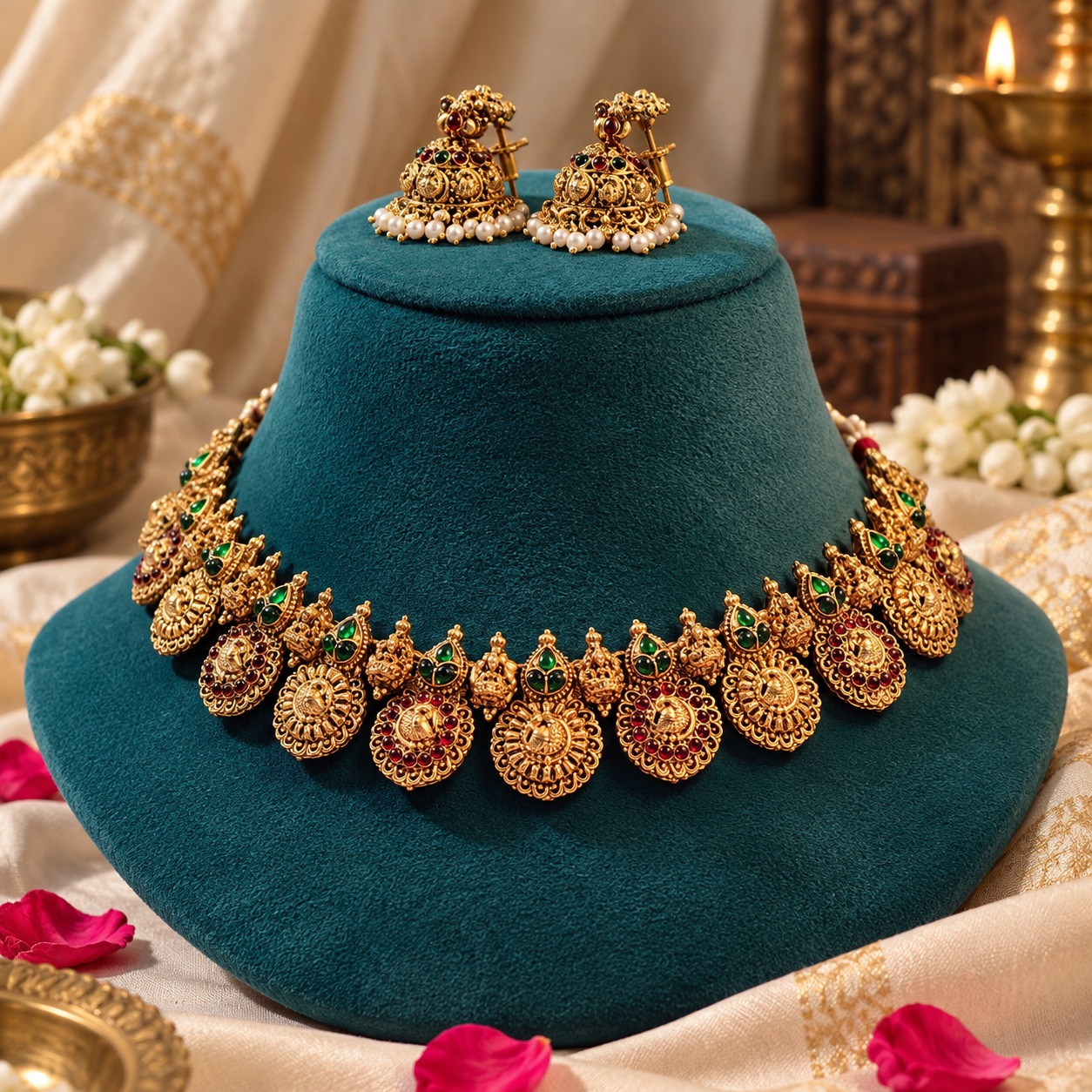 PDN1 PEACOCK DESIGNER NECKLACE - Image 1