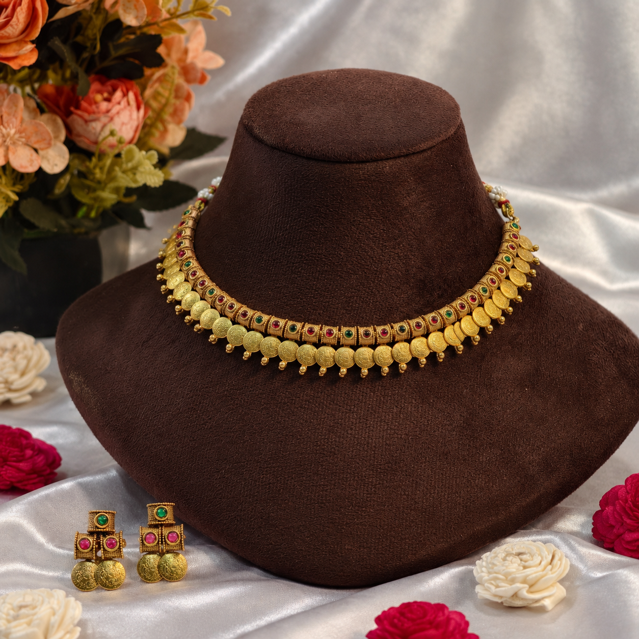 SCN1 SHORT COIN NECKLACE - Image 1